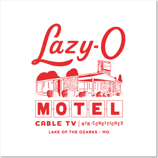 Ozark Lazy-O Motel - Lake of the Ozarks - Missouri Posters and Art